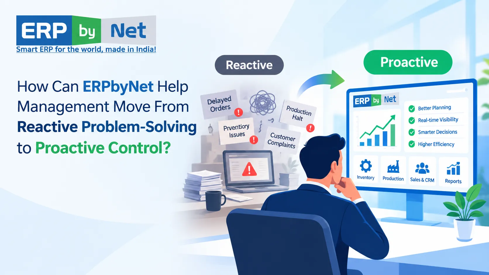 ERPbyNet helping management move from reactive problem-solving to proactive control
